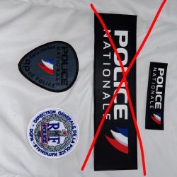 Patch police nationale