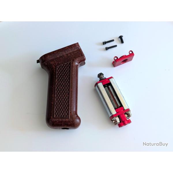 Poign�e pistolet LCT AK en bak�lite + Moteur slim type V3 Hi-Torque