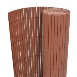 Cl&ocirc;ture de jardin Marron 150 x 500 cm PVC