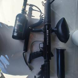 Paintball avec  sa bouteille