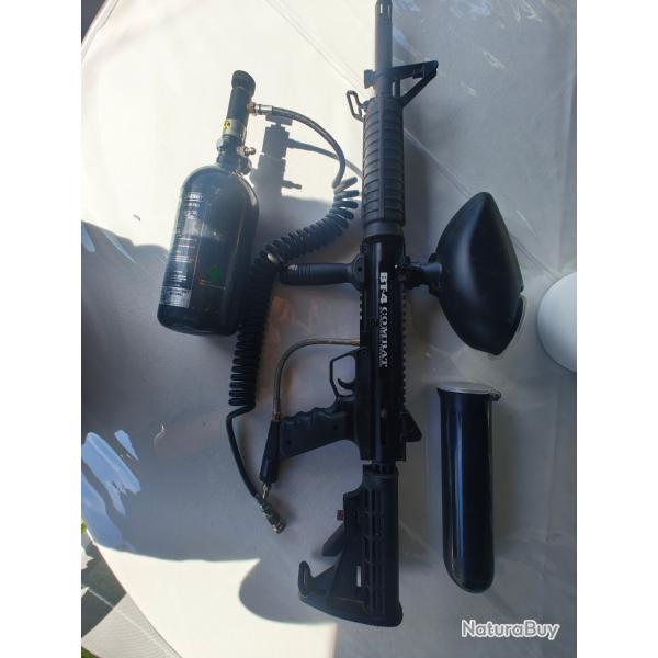 Paintball avec  sa bouteille