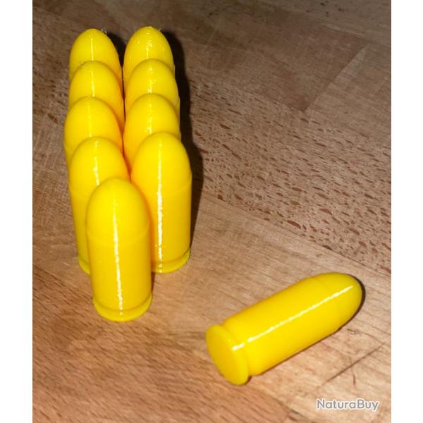 Balles Inertes 45 ACP/ Balles d'entrainement Lot de 10