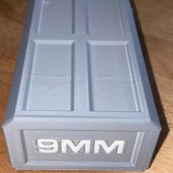Boite de rangement pour balles 9mm