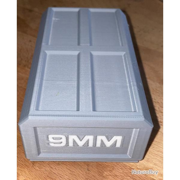 Boite de rangement pour balles 9mm