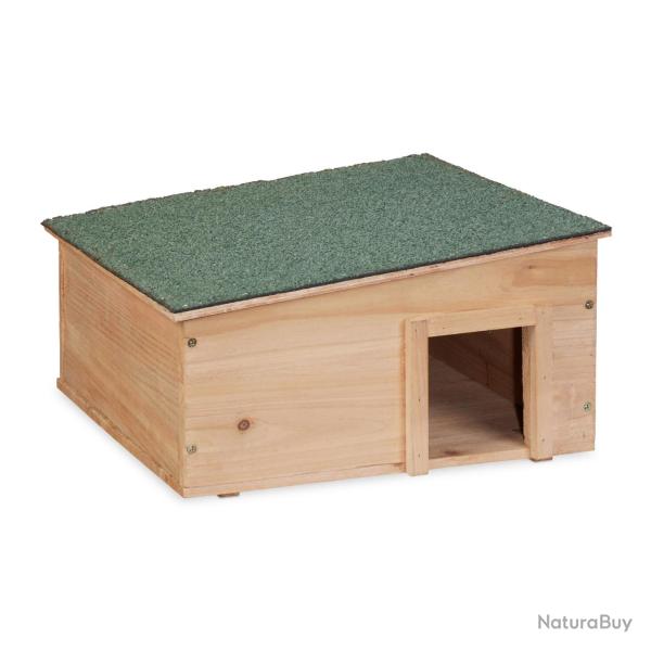 Abri pour h�risson en bois de sapin naturel 2 parties protection optimale hibernation jardin en boi