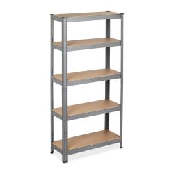 &Eacute;tag&egrave;re de rangement &agrave; charge lourde 150 x 75 x 30 cm modularit&eacute; pratique pour garage buanderie en