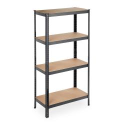 &Eacute;tag&egrave;re de stockage lourde garage 157 x 80 x 41 cm capacit&eacute; 280 kg finitions r&eacute;sistantes en acier n
