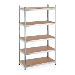 &Eacute;tag&egrave;re de rangement &agrave; charge lourde pratique garage 90 x 80 x 40 cm r&eacute;glable polyvalente en acier