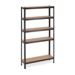 &Eacute;tag&egrave;re &agrave; charge lourde modulable 5 niveaux garage 90 x 40 x 180 cm rangement facile design pratiqu