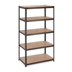 &Eacute;tag&egrave;re &agrave; charge lourde modulable 180 x 100 x 60 cm pour garage atelier rangement pratique en MDF n