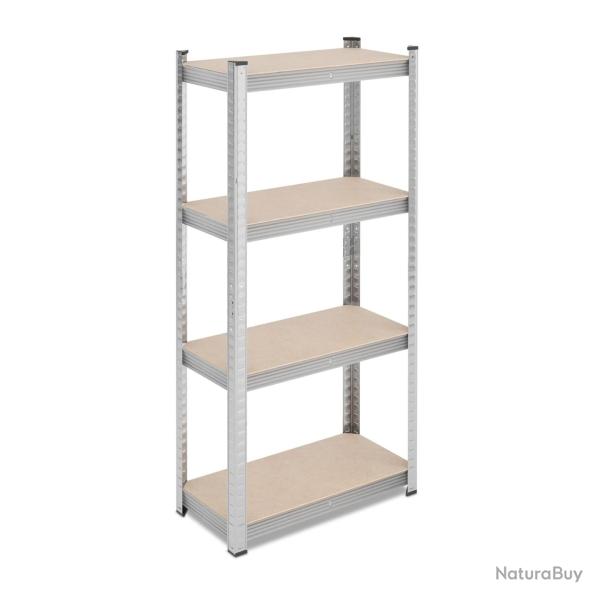 �tag�re de rangement � charge lourde 138 x 60 x 30 cm r�glable 4 niveaux style industriel en acier