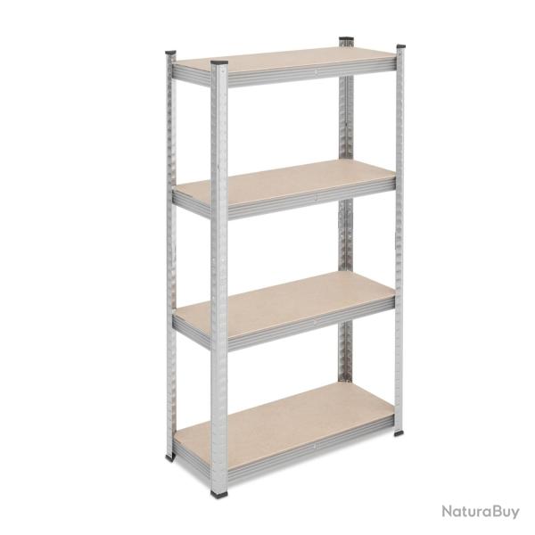�tag�re � charge lourde 4 niveaux ajustables rangement garage atelier 90 x 40 x 180 cm en acier gal