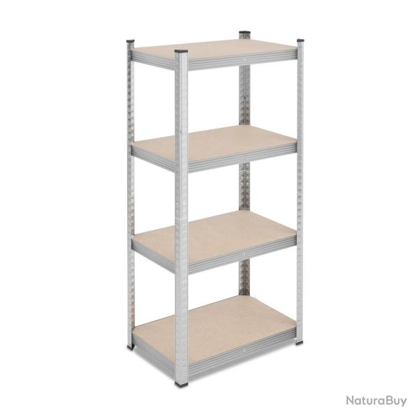 �tag�re de rangement � charge lourde r�glable 4 niveaux garage atelier 160 x 75 x 30 cm en acier ga