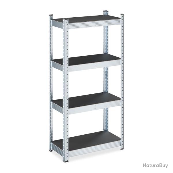 �tag�re charge lourde r�glable pour garage cave 120 x 60 x 30 cm avec 4 rayons pratiques en acier g
