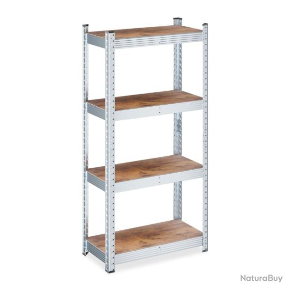 �tag�re charge lourde r�glable pour garage cave 120 x 60 x 30 cm avec 4 rayons pratiques en acier g