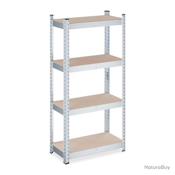 �tag�re charge lourde r�glable pour garage cave 120 x 60 x 30 cm avec 4 rayons pratiques en acier g