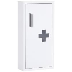 Armoire &agrave; pharmacie murale 30 x 12 x 60 cm porte magn&eacute;tique s&eacute;curit&eacute; gain de place moderne contempo