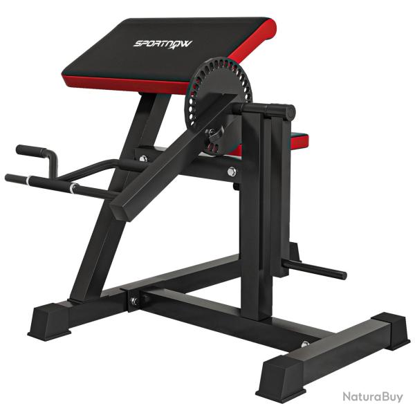 Banc de musculation 2 en 1 biceps et triceps 105 x 95 x 80 cm 5 hauteurs r�glable 25 angles moderne
