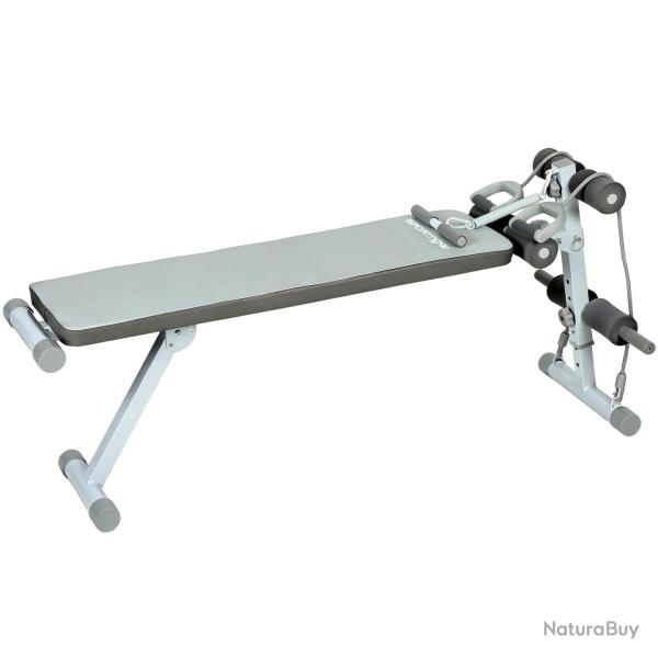 Banc de musculation multifonction entra�nement r�glable 141 x 52 x 54-71 cm rangement vertical mode