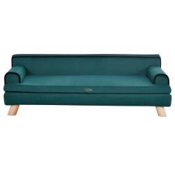 Canap&eacute; pour chien et chat 100 x 62 x 32 cm coussin amovible grand confort scandinave salon en polye