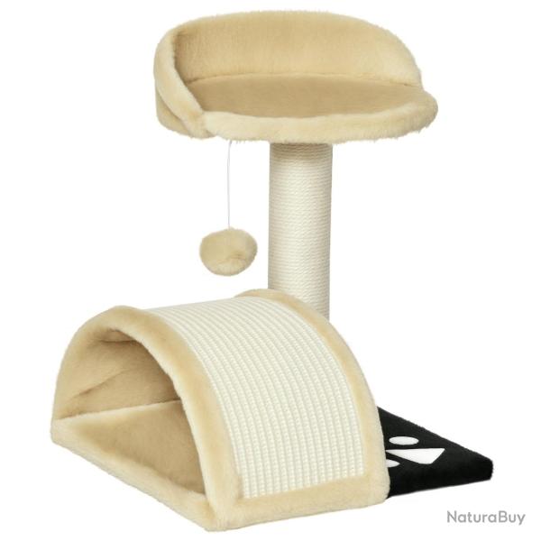 Arbre � chat griffoir grattoir plateforme 35.5 x 37 x 46 cm stable confortable moderne en panneau d