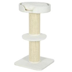 Arbre &agrave; chat centre d'activit&eacute;s 45 x 45 x 91 cm repos et jeu scandinave contemporain en panneaux de