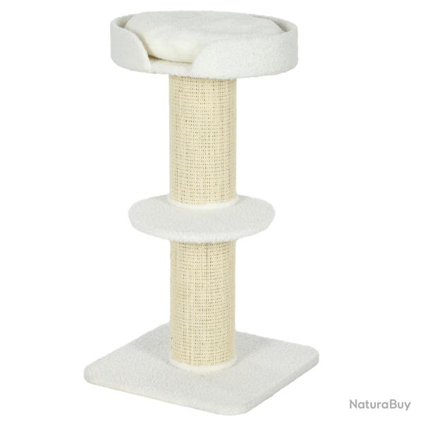 Arbre � chat centre d'activit�s 45 x 45 x 91 cm repos et jeu scandinave contemporain en panneaux de