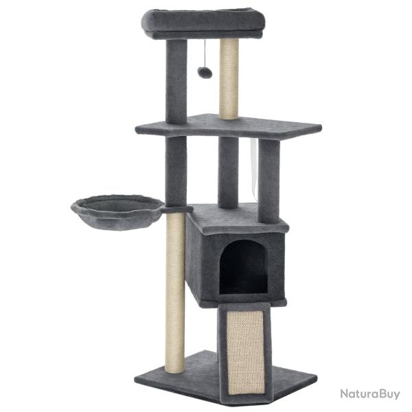 Arbre � chat centre d'activit�s multifonctions 48 x 40 x 127 cm repos et griffoir contemporain desi