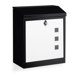 Bo&icirc;te aux lettres murale grande XL pour courrier volumineux 53 x 43,5 x 26 cm en acier galvanis&eacute; no