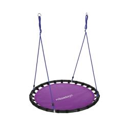 Balan&ccedil;oire nid d'oiseau ronde jardin r&eacute;glable hauteur 80 x 120 cm assise confortable style moderne
