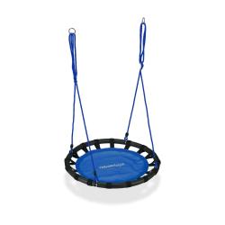 Balan&ccedil;oire nid d'oiseau ronde r&eacute;glable hauteur 80 x 80 cm pour jardin int&eacute;rieur assise confortable