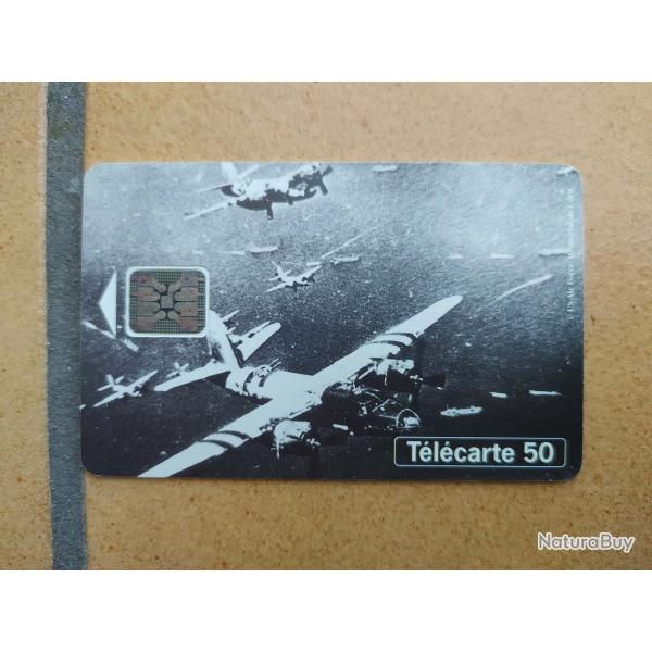 TELECARTE 50 ANS DU D-DAY 1944-1994 MARAUDERS B26 DE L US AIR FORCE  SURVOLANT LE JOUR J 6 JUIN 1944