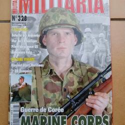REVUE MILITARIA 328 GUERRE DE COREE MARINE CORPS BATAILLE DES ARDENNE PILOTE PLANEUR US  DOMPAIRE