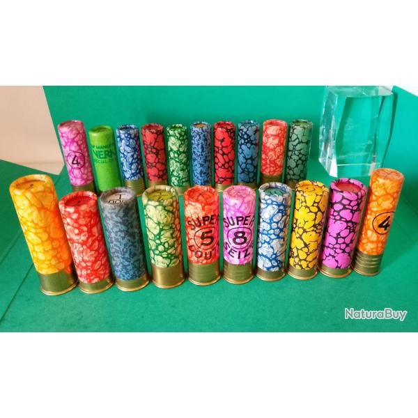 COLLECTION DE 20 CARTOUCHES  MANUFRANCE et MANUre FRAse ST. ETIENNE NON RECHARGEES N�3