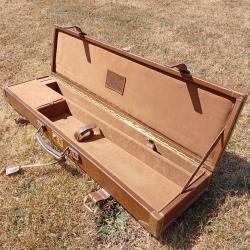 Mallette pour fusil en cuire Alexandre Mareuil