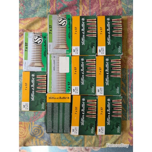 Cartouche 7x57 (7 Mauser) S&B