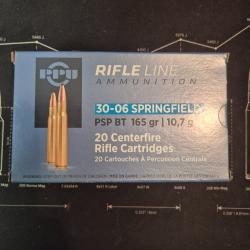 PPU 30.06 SPR PSP BT 165GR  (chasse peu courant)