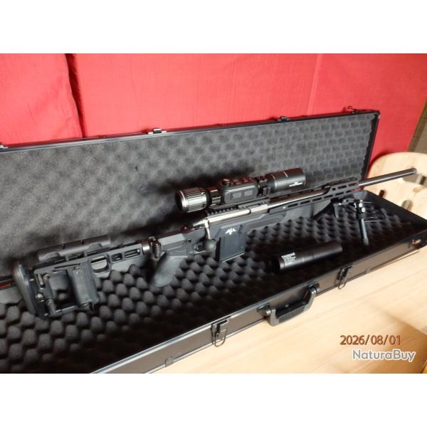 carabine t3 x varmint calibre 222 remington avec lunette infrarouge nitevizor owl-xtr