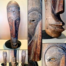 Masque Fang du Gabon. Plus de 30 ans. H: 48 cm, vendu sans socle
