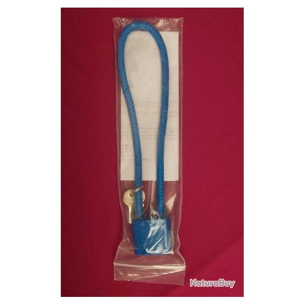 Cadenas de s�ret� a c�ble CL 551 "S" pour armes automatiques.Marque DAC.