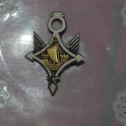 INSIGNE GUERRE ALGERIE :  PELOTON AVION   / 9 &deg; D.I SAHARA  ----DRAGO PARIS G.1880