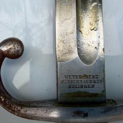 Ba&iuml;onnette Mauser Argentine M1891 monomatricule