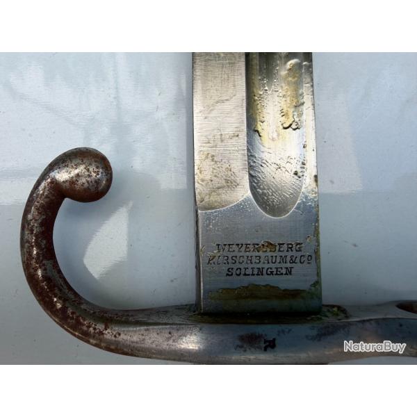 Ba�onnette Mauser Argentine M1891 monomatricule