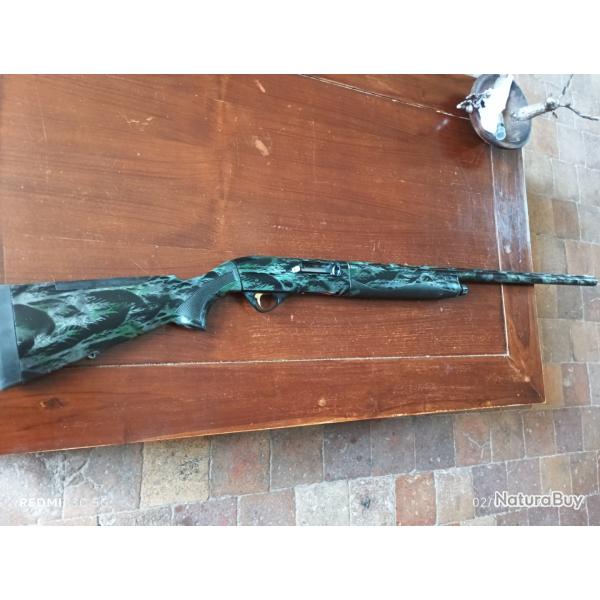 SEMI AUTOMATIQUE BREDA CHIRON INERTIE CAMO 12/76 MAGNUM EPREUVE ACIER