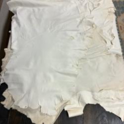 Lot de peaux de cerf blanchies