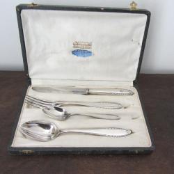 Coffret Albatros Christofle 1930 - 4 Couverts
