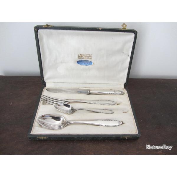 Coffret Albatros Christofle 1930 - 4 Couverts
