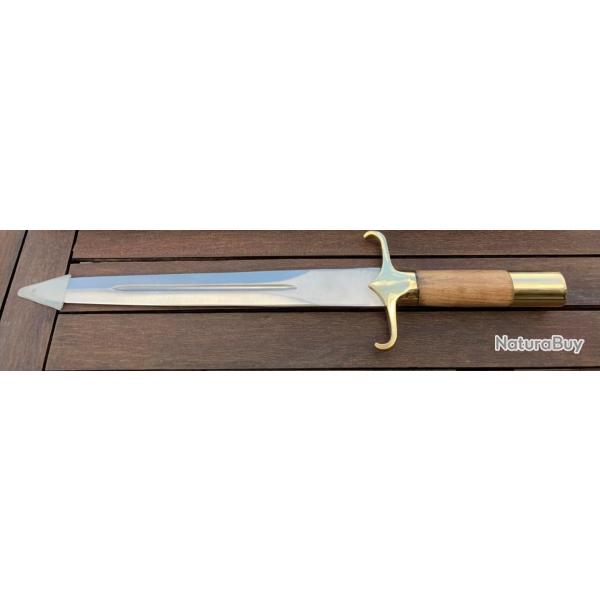 Dague pour �pieu de chasse - Teck - Uniquement la dague.