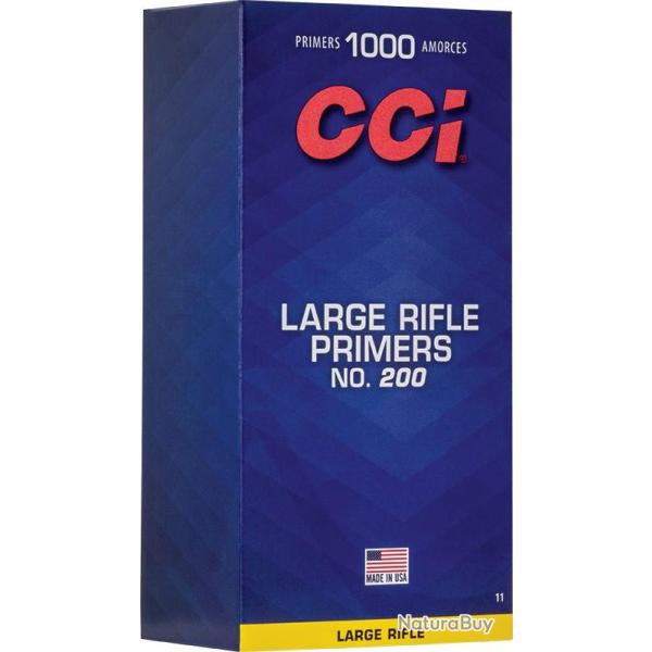 boite de 1000 amorces Large Rifle de marque CCI 200