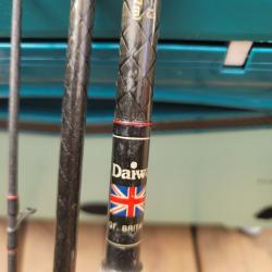 Canne &agrave; l'anglaise Daiwa carbon Whisker fabriqu&eacute;e en Angleterre